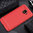 Flexi Slim Carbon Fibre Case for Samsung Galaxy J2 Pro (2018) - Brushed Red